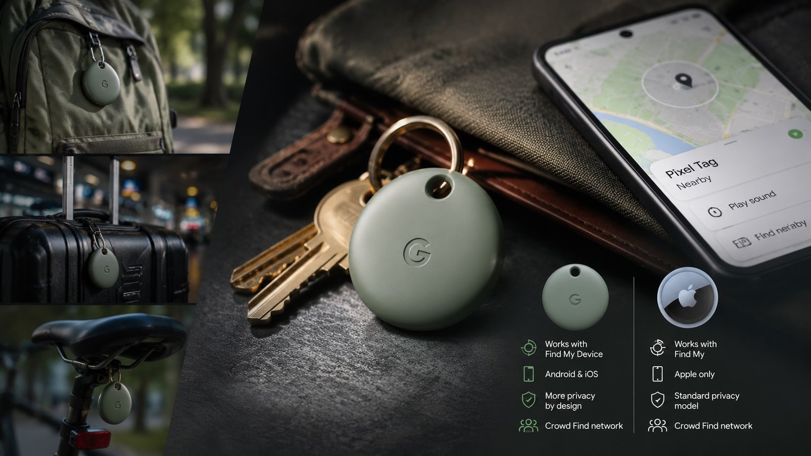 Pixel Tag це що — Google випустив свій AirTag, і ось чим він відрізняється